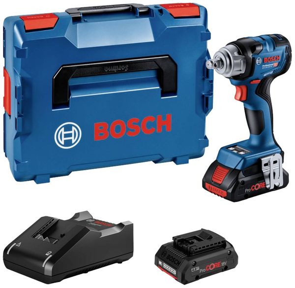 Bosch Professional GDS 18V-330 HC 06019L5002 Akku-Drehschlagschrauber 18 V Li-Ion inkl. 2. Akku, inkl. Ladegerät, inkl. 