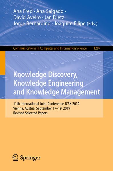 Produktbild: Knowledge Discovery, Knowledge Engineering and Knowledge Management