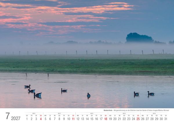 Produktbild: Niederrhein 2027 Bildkalender A3 Spiralbindung