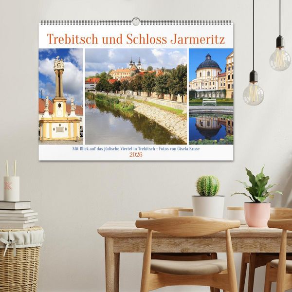 Produktbild: Trebitsch und Schloss Jarmeritz (Wandkalender 2026 DIN A2 quer), CALVENDO Monatskalender