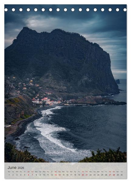 Produktbild: The Flower Island Madeira (Desk Calendar 2026 DIN A5 portrait), CALVENDO 12 Month DeskCalendar