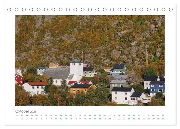 Produktbild: Kurs Nord - mit dem Postschiff (Tischkalender 2026 DIN A5 quer), CALVENDO Monatskalender