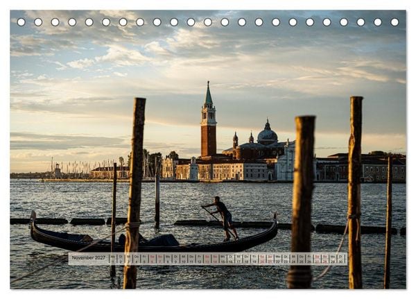 Produktbild: Venedig. Ein Jahr in der Lagunenstadt (Tischkalender 2027 DIN A5 quer), CALVENDO Monatskalender