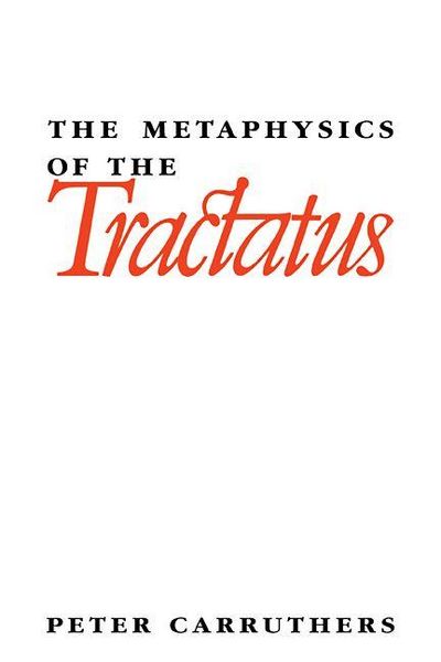 Produktbild: The Metaphysics of the Tractatus