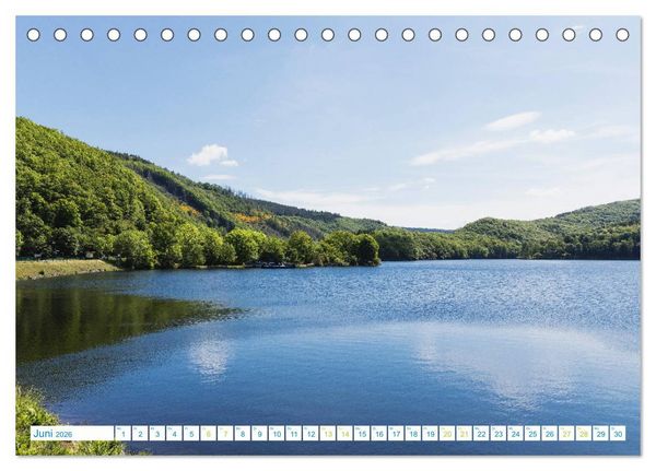 Produktbild: Eifel Reise - romantische Orte (Tischkalender 2026 DIN A5 quer), CALVENDO Monatskalender