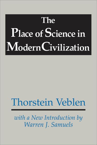 Produktbild: The Place of Science in Modern Civilization
