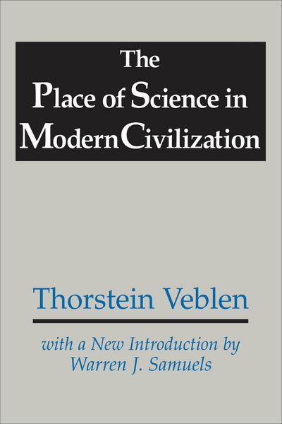 Produktbild: The Place of Science in Modern Civilization