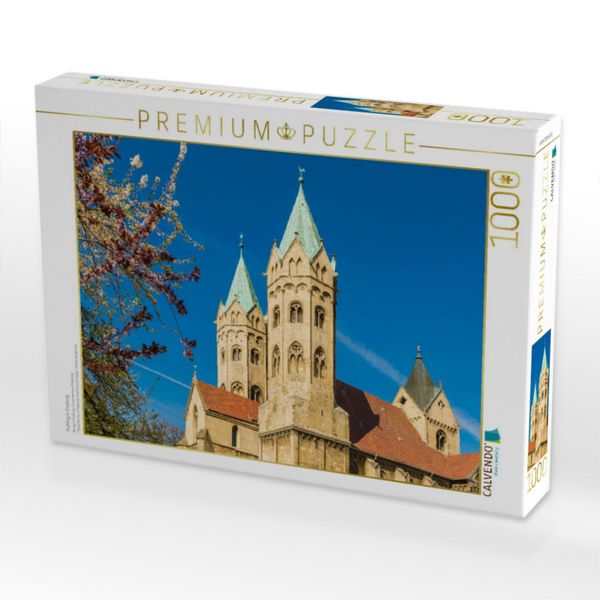 Produktbild: CALVENDO Puzzle Fr&uuml;hling in Freyburg | 1000 Teile Lege-Gr&ouml;&szlig;e 64x48cm Foto-Puzzle f&uuml;r gl&uuml;ckliche Stunden