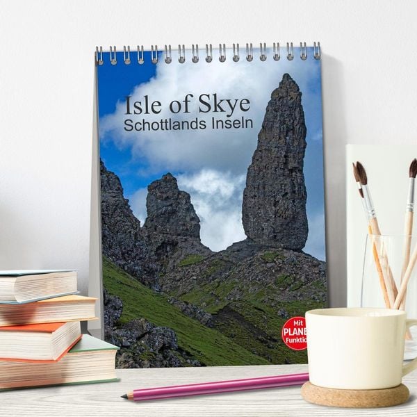 Produktbild: Isle of Skye - Schottlands Inseln - Familienplaner (Tischkalender 2026 DIN A5 hoch), CALVENDO Monatskalender