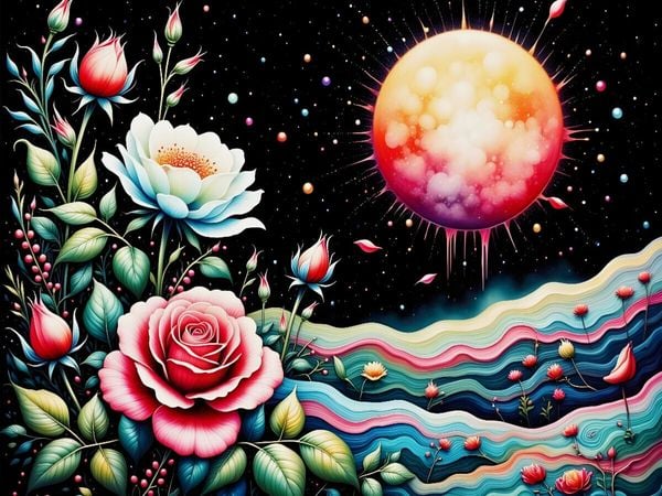 Produktbild: CALVENDO Puzzle Bl&uuml;tenschimmer | 1000 Teile Lege-Gr&ouml;&szlig;e 64x48cm Foto-Puzzle f&uuml;r gl&uuml;ckliche Stunden