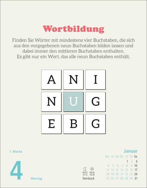 Produktbild: Stefan Heine Rentnerr&auml;tsel Tagesabrei&szlig;kalender 2027