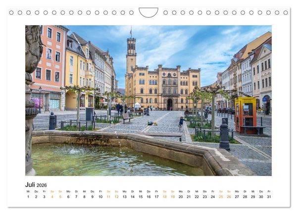 Produktbild: Fugen, Falten, Fassaden &ndash; Zittaus stille Zeugen (Wandkalender 2026 DIN A4 quer), CALVENDO Monatskalender