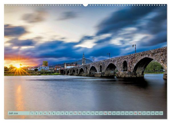 Produktbild: Von Porto bis an die Algarve (Wandkalender 2026 DIN A2 quer), CALVENDO Monatskalender