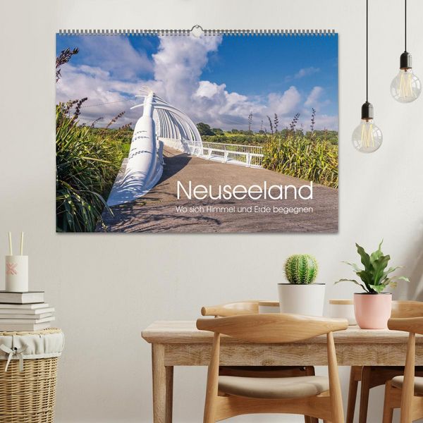 Produktbild: Neuseeland - Wo sich Himmel und Erde begegnen (Wandkalender 2026 DIN A2 quer), CALVENDO Monatskalender