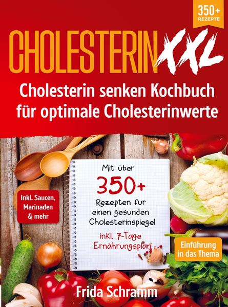 Produktbild: Cholesterin XXL - Cholesterin senken Kochbuch f&uuml;r optimale Cholesterinwerte