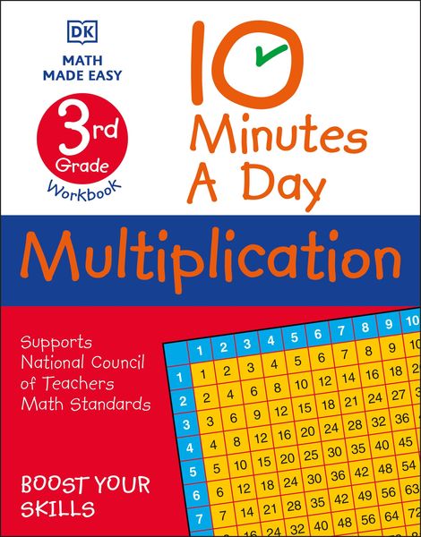Produktbild: 10 Minutes a Day Multiplication, 3rd Grade