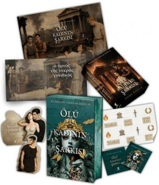Produktbild: &Ouml;l&uuml; Kadinin Sarkisi Yan Boyamali, Ciltli, Kutulu Set