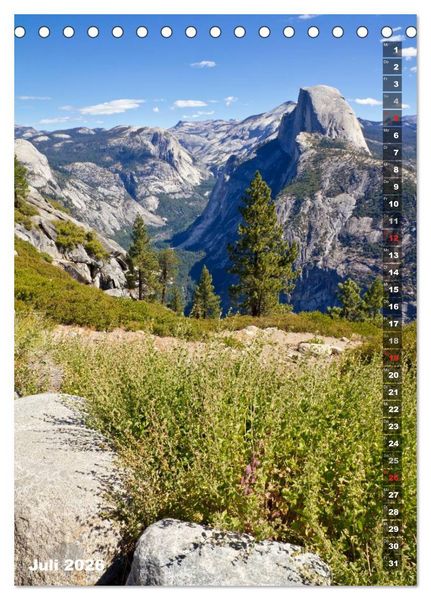 Produktbild: YOSEMITE VALLEY Natur Pur (Tischkalender 2026 DIN A5 hoch), CALVENDO Monatskalender
