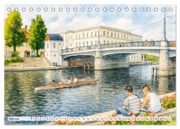 Produktbild: Bilder der Havelregion - Impressionen zwischen Brandenburg und Havelberg (Tischkalender 2026 DIN A5 quer), CALVENDO Monatskalender