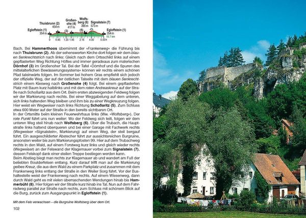 Produktbild: ROTHER Wanderf&uuml;hrer Fr&auml;nkische Schweiz. 50 Touren im Frankenjura &ndash; mit Oberem Maintal, Hersbrucker Schweiz und N&uuml;rnberger Land