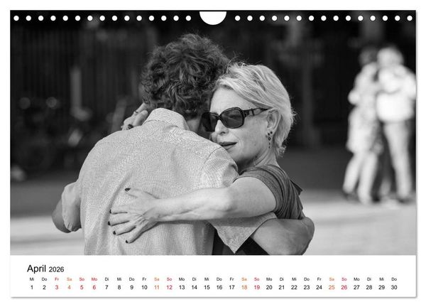Produktbild: Tango Argentino - Paare beim Tanz auf &ouml;ffentlichen Pl&auml;tzen (Wandkalender 2026 DIN A4 quer), CALVENDO Monatskalender