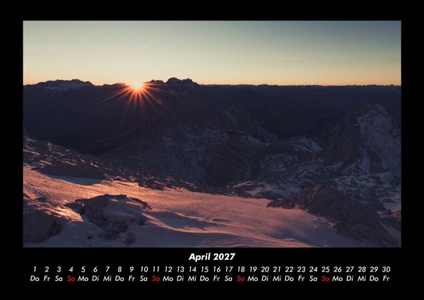 Produktbild: Berge 2027 Fotokalender DIN A3