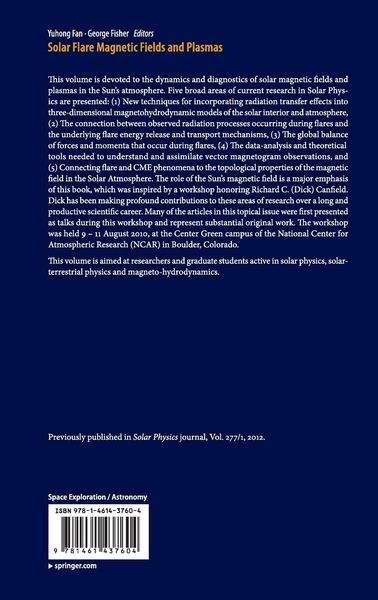 Produktbild: Solar Flare Magnetic Fields and Plasmas