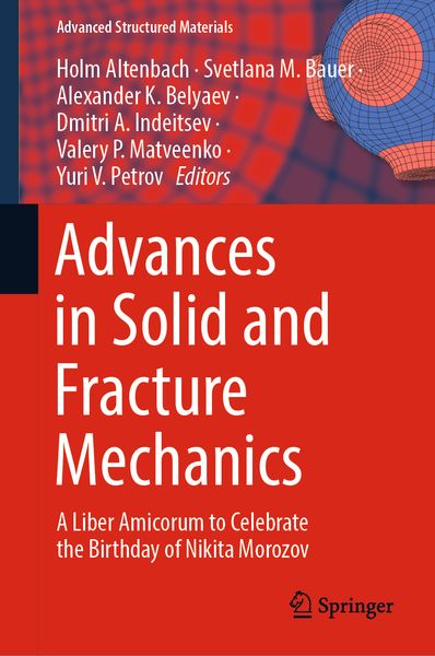 Produktbild: Advances in Solid and Fracture Mechanics