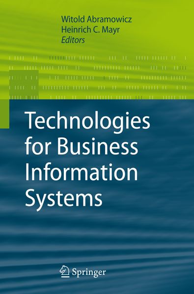 Produktbild: Technologies for Business Information Systems