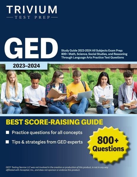 Produktbild: GED Study Guide 2023-2024 All Subjects Exam Prep