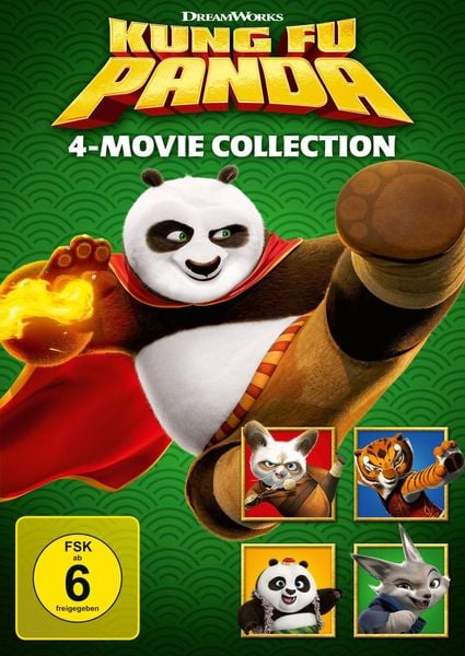 Kung Fu Panda - 1-4 Collection [4 DVDs]