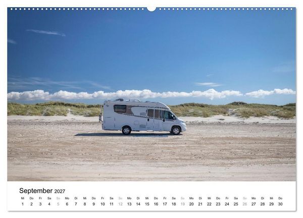 Produktbild: D&auml;nemark - Mit dem Wohnmobil durch J&uuml;tland (Wandkalender 2027 DIN A2 quer), CALVENDO Monatskalender