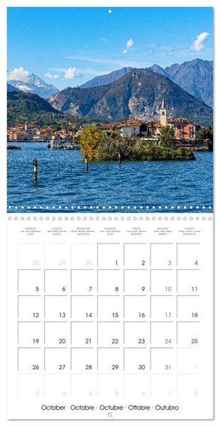 Produktbild: Lake Maggiore - Italian Dreams (Wall Calendar 2026 12 &times; 12 Inch) CALVENDO 12 Month Wall Calendar