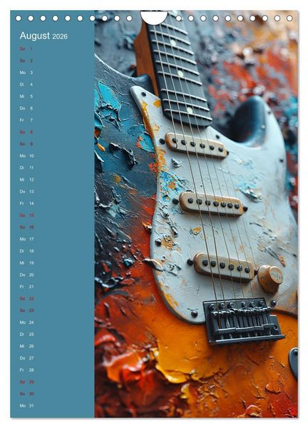 Produktbild: Strings & Dreams: Ein Jahr musikalischer Inspiration (Wandkalender 2026 DIN A4 hoch), CALVENDO Monatskalender