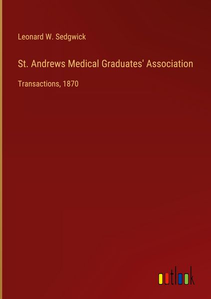 Produktbild: St. Andrews Medical Graduates' Association