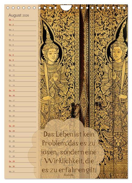 Produktbild: Tempelsch&auml;tze (Wandkalender 2026 DIN A4 hoch), CALVENDO Monatskalender