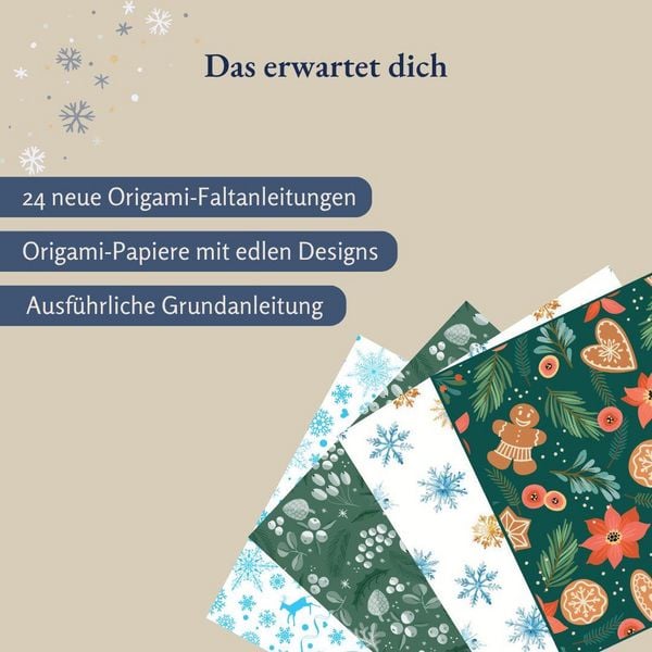 Produktbild: Winterzauber. Origami-Adventskalender.