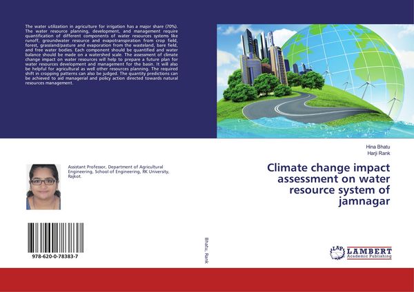 Produktbild: Climate change impact assessment on water resource system of jamnagar