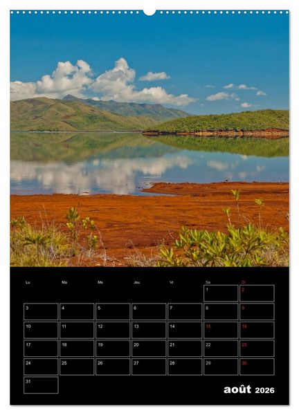 Produktbild: Paysages cal&eacute;doniens (Calendrier mural 2026 DIN A2 horizontal) calendrier de bureau