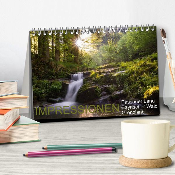 Produktbild: Impressionen Passauer Land, Bayrischer Wald, Grenzland (Tischkalender 2026 DIN A5 quer), CALVENDO Monatskalender