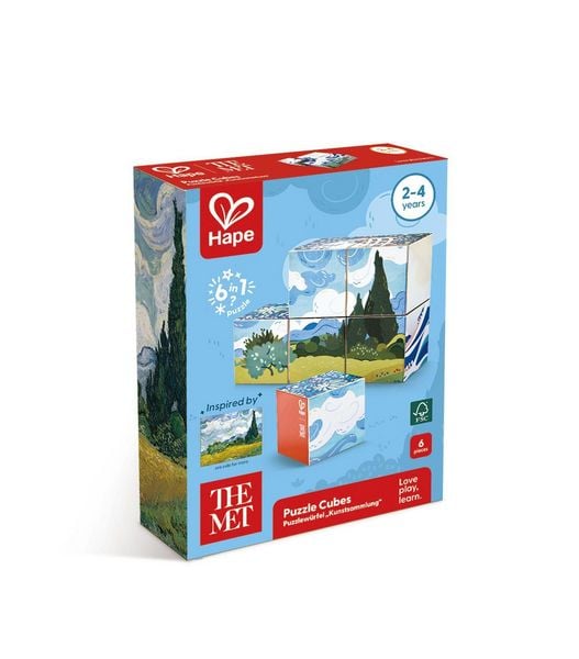 Produktbild: The Met: Puzzlew&uuml;rfel "Kunstsammlung" - 6 Teile