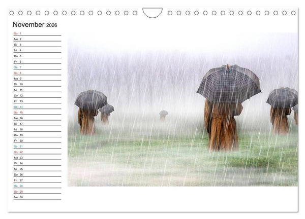 Produktbild: PHANTASTISCHER REALISMUS - SURREALE WELTEN (Wandkalender 2026 DIN A4 quer), CALVENDO Monatskalender