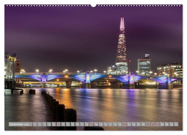 Produktbild: London Sehensw&uuml;rdigkeiten (hochwertiger Premium Wandkalender 2026 DIN A2 quer), Kunstdruck in Hochglanz