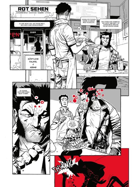 Produktbild: Wolverine: Schwarz, Wei&szlig; & Blut