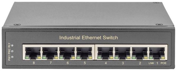 Produktbild: Digitus DN-651108 DN-651108 Industrial Ethernet Switch 8 Port 10 / 100 / 1000MBit/s