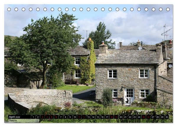 Produktbild: Traumhafte Yorkshire Dales (Tischkalender 2026 DIN A5 quer), CALVENDO Monatskalender