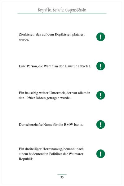 Produktbild: Fast vergessene Begriffe. Das Ged&auml;chtnistraining-Quiz f&uuml;r Senioren. Ideal als Besch&auml;ftigung, Ged&auml;chtnistraining, Aktivierung bei Demenz.