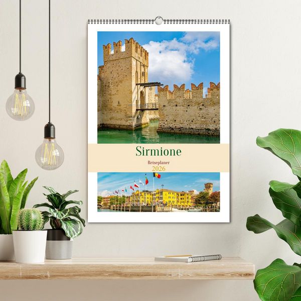 Produktbild: Sirmione - Reiseplaner (Wandkalender 2026 DIN A2 hoch), CALVENDO Monatskalender