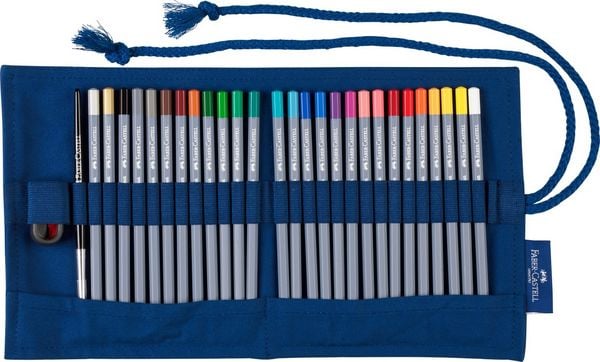 Produktbild: Faber-Castell Aquarellstifte Goldfaber Aqua, 27er Set Stifterolle