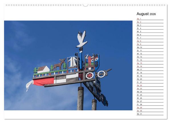 Produktbild: Nida - Perle am Kurischen Haff (hochwertiger Premium Wandkalender 2026 DIN A2 quer), Kunstdruck in Hochglanz